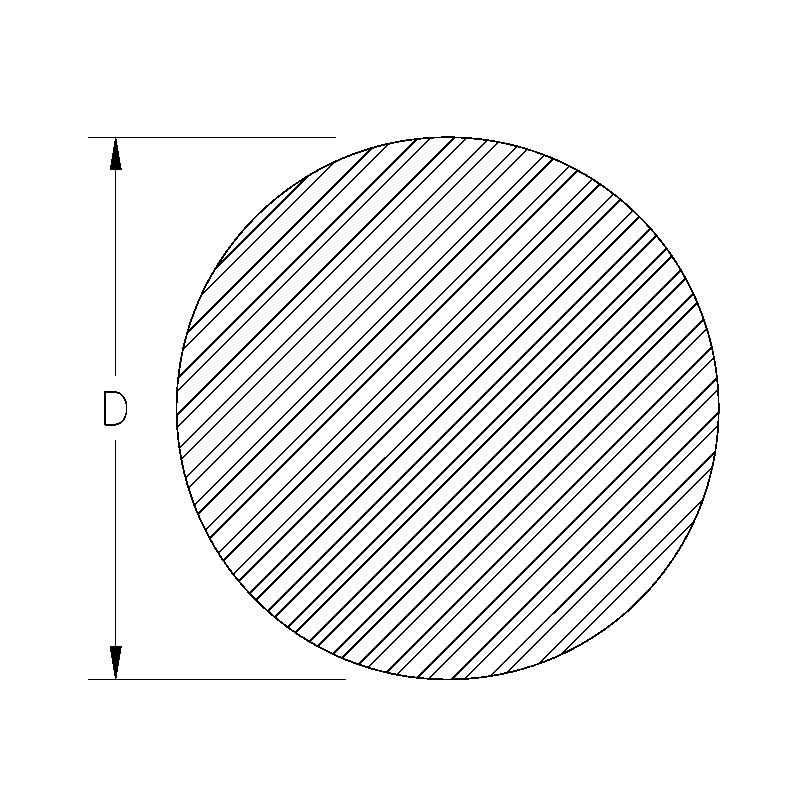 round cross section