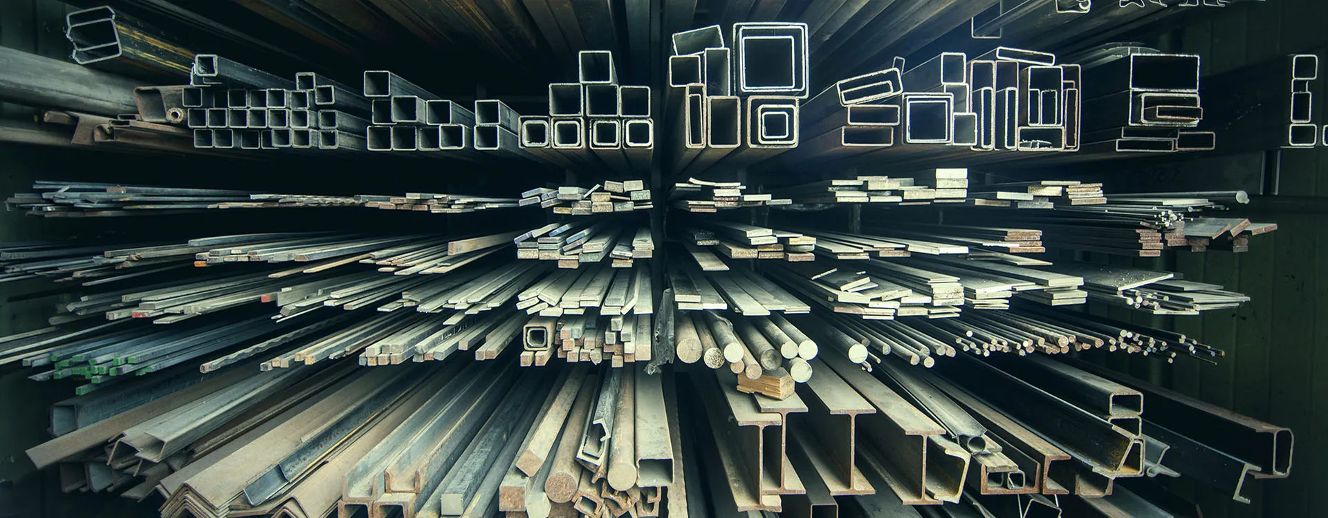 stock materials in rack