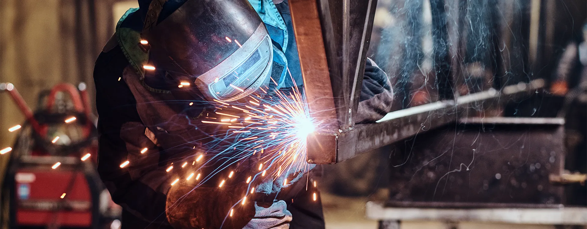 welding on truss section