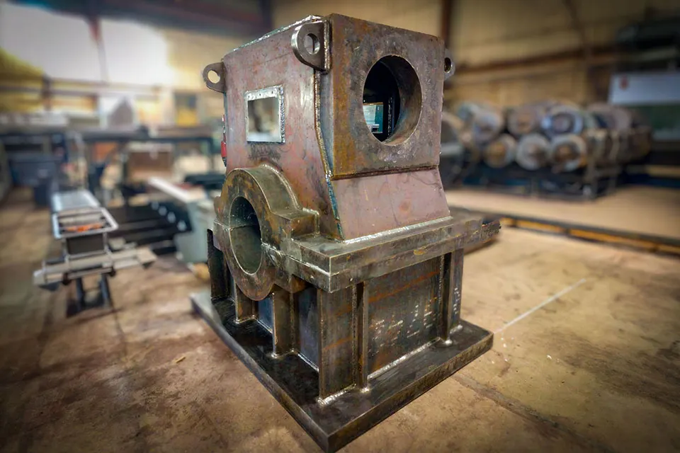 heavy industrial machinery weldment