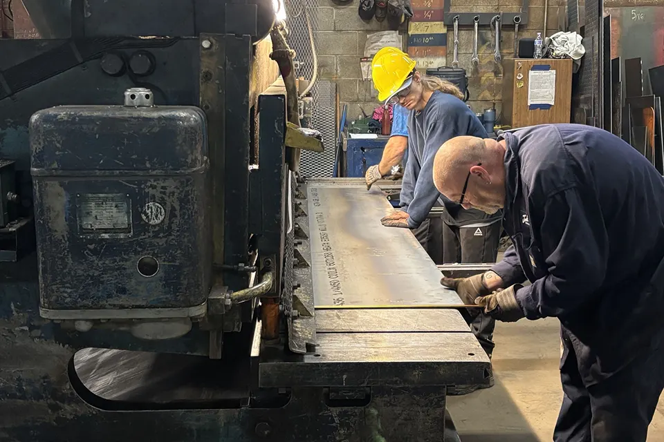 measuring plate in shear