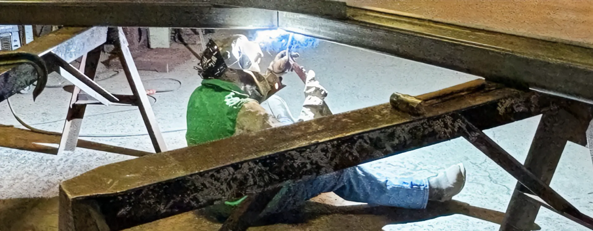 welding on i-beam